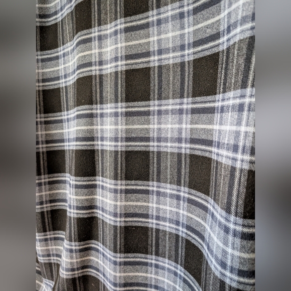 Vintage Blair Baby Blue Plaid Oversized Lightweight Blazer With Shoulder Pads - Picture 9 of 9